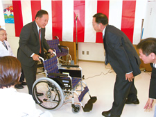 Donation of Wheelchairs